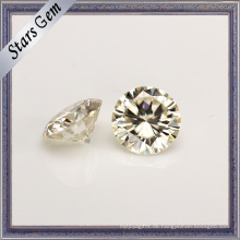 Hellgelber Farbe Star Cut Natural Moissanite